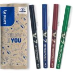 Kalanka - - lot de 4 v7 - stylos roller a encre liquide a pointe fine pour une ecriture fluide et pr�cise ...