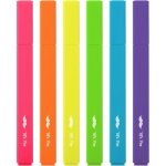 Kalanka - - lot de 6 surligneurs esth�tiques, pointe biseaut�e, couleurs vives, surligneurs de couleurs ...