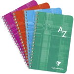 Kalanka - 68698c un rpertoire a spirale - 11x17 cm - 100 pages grands carreaux - papier blanc 90 g - ...