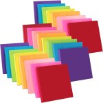 Kalanka - 8 couleurs feuillets autocollants sticky notes, 76 x 76 mm, 100 feuilles / pad self - sticky ...