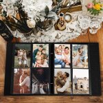 Kalanka - album photo 10x15 400 pochette, our memories lin tissu album pour vertical photos vert Kalanka - album photo 10x15 400 pochette, our memories lin tissu album pour vertical photos vert