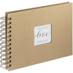 Kalanka - album photo a spirale  craft  (album souvenirs mariage, anniversaire, baptme, 24x17 cm, 40 ...