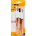 Kalanka - bic � lot de 3 stylos a bille 4 couleurs, or rose - - b159893