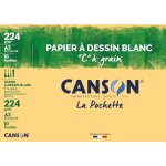 Kalanka - canson  c  a grain - pochette 10 feuilles de papier dessin blanc a3 - 224g / m