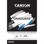 Kalanka - canson graduate papier dessin noir - bloc 20 feuilles a3 - 120g / m Kalanka - canson graduate papier dessin noir - bloc 20 feuilles a3 - 120g / m