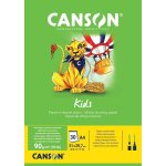 Kalanka - canson kids dessin - bloc 30 feuilles a4 - grain léger - 90g / m - blanc Kalanka - canson kids dessin - bloc 30 feuilles a4 - grain léger - 90g / m - blanc