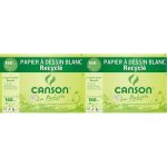 Kalanka - canson - pochette 8 feuilles de papier dessin recyclé a3 - 160 g / m - blanc (lot de 2) Kalanka - canson - pochette 8 feuilles de papier dessin recyclé a3 - 160 g / m - blanc (lot de 2)