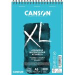 Kalanka - canson xl aquarelle - album spiral 20 feuilles a5 300g / m - blanc
