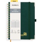 Kalanka - carnet de notes lign a5 spirale, cahier couverture rigide, bullet journal avec 141 pages numrotes ...