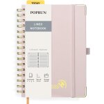 Kalanka - carnet de notes lign a5 spirale, cahier couverture rigide, bullet journal avec 141 pages numrotes ...