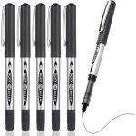 Kalanka - cobee rollerball stylos a encre gel, 6 pi�ces 0, 5 mm stylos a bille roulante encre noire stylo ...