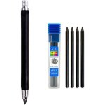 Kalanka - crayon a dessin en m�tal de 5, 6 mm avec 4 mines 2b, 4b, 6b, 8b, 8b, professionnel, esquisse, ...