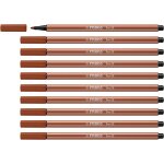 Kalanka - feutre dessin pen 68 - lot x 10 feutres de coloriage pointe moyenne - marron rouille (68 / ... Kalanka - feutre dessin pen 68 - lot x 10 feutres de coloriage pointe moyenne - marron rouille (68 / ...