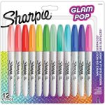 Kalanka - glam pop marqueurs permanents pointe fine pour des d�tails audacieux couleurs assorties 12 ...