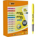 Kalanka - highlighter grip surligneurs pointe biseaut�e - couleurs fluo assorties intenses et pastel, ...