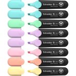 Kalanka - job 150 lot de 8 surligneurs pastel (en plastique recycl�, r�compens� par l'ange bleu)