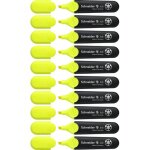 Kalanka - job (surligneurs, rechargeable) lot de 10, encre jaune