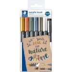 Kalanka - metallic marker, feutres m�talliques a pointe pinceau pour loisirs cr�atifs et ecriture stylis�e, ...