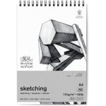Kalanka - , papier, esquisse bloc spirale extra blanc 110g a4 50f, set de 50 pièces Kalanka - , papier, esquisse bloc spirale extra blanc 110g a4 50f, set de 50 pièces