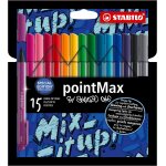 Kalanka - pointmax - stylo feutre - etui carton x 15 feutres d'criture pointe moyenne 0, 8 mm - edition ...