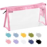 Kalanka - rectangle rose trousse transparente scolaire, rentrée scolaire, bureau, papeterie, pochette ... Kalanka - rectangle rose trousse transparente scolaire, rentrée scolaire, bureau, papeterie, pochette ...
