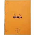 Kalanka - rhodia 118014c - bloc - notes agraf cot side orange - a4 - lign - 80 feuillets dtachables ...