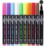 Kalanka - stylo craie pour tableau noir effacable, marqueur craie effacable, feutre craie pour le verre ...