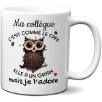 Kalanka - tasse - mug - ma coll�gue c'est comme le caf� - id�e cadeau entreprise amie travail nouveau ...