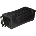 Kalanka - - trousse scolaire 3 compartiments grande capacité trizip noir Kalanka - - trousse scolaire 3 compartiments grande capacité trizip noir