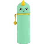 Kalanka - ® - trousse en silicone souple pour l'cole, extensible avec forme profile (hello dino)