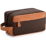 Kalanka - trousse de toilette de voyage pour homme, trousse de rasage a suspendre en cuir synthtique ...