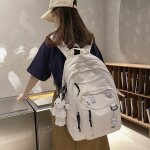 Kalec - mode grand etudiant sac a dos nouveau badge sac a dos filles sac d'cole haute capacit femmes ...