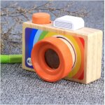 Kaleidoscope en bois pour bb, jouet mignon de dessin anim, appareil photo pour enfants, dcor de salle ...