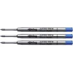 Kalhj - lot de 3 mines jumbo pour stylo bille pte moyenne bleu