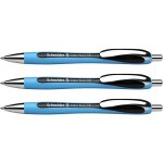 Kalhj - lot de 3 stylos bille rtractable slider rave xb viscoglide pte large noir