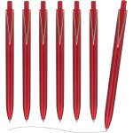 Kalhj - lot de 6 stylos bille noirs 0. 5mm avec clip en v - mécanisme a pression, recharge noire, mini ... Kalhj - lot de 6 stylos bille noirs 0. 5mm avec clip en v - mécanisme a pression, recharge noire, mini ...