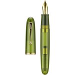 Kalhj - jinhao 9019 dadao series #8 stylo plume a pointe fine en acrylique vert transparent avec clip ...
