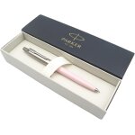 Kalhj - jotter stylo a bille en acier inoxydablefinition pastel rose layetteencre bleuebote cadeau