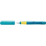 Kalhj - o junior stylo plume d'apprentissage en plume acier inoxydable turquoise droitiers