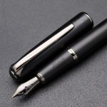 Kalhj - picasso 916 malage stylo plume, dans son emballage dorigine, gris coucher de soleil, plume extra ...