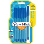 Kalhj - premier stationery papermate inkjoy lot de 8 stylos a bille bleu