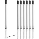 Kalhj - recharges de stylo a bille compatibles avec papermate, 6 pices recharges standard internationale ...