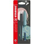 Kalhj - stylo plume flow modern office en turquoise pastel - stylo individuel - cartouche incluse