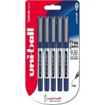 Kalhj - uniball eye micro ub - 150 pack de 5 stylos a bille pointe 0, 5 mm bleu