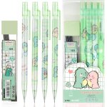 Kalop - lot de 4 porte - mines mignons de 0, 5 mm avec 1 tube de recharge, fournitures de bureau pour ...