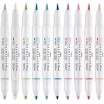 Kalqz - zebra mildliner lot de 10 surligneurs pinceaux et marqueurs a double extrémité couleurs assorties ... Kalqz - zebra mildliner lot de 10 surligneurs pinceaux et marqueurs a double extrémité couleurs assorties ...