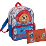 Kalsc - sac a dos ours avec trousse a crayons dans poche avant transparente pour enfants