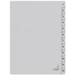 Kangaro intercalaire carton eco, chiffres 1 - 12, 12 pi�ces