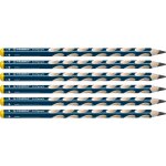 Kaojl - stabilo easygraph - crayon graphite ergonomique - lotx6 crayons papier - hb - bleu ardoise - ...