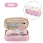 Kawaii pencil case double layer school case pour filles grande capacit� pochette sac fournitures scolaires ...
